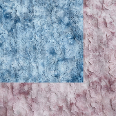 Manta Tie Dyed Pv Fleece Brush Tela de piel 260gsm
