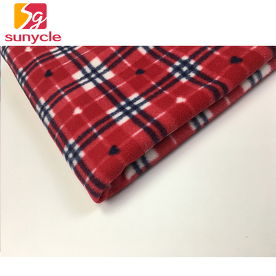 Anti Shrink Impreso Polar Fleece 250GSM Tela 2000M MOQ