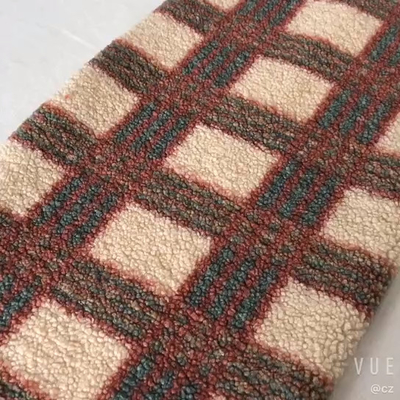 solo poliéster 100% de la tela de Brown Sherpa del lado 188F para el jersey de la materia textil del hogar de Pillowslip