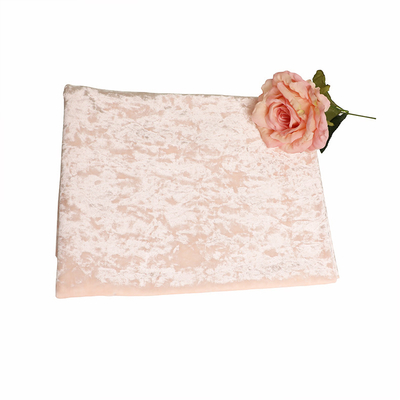 Tela rosada 150D 288F 240gsm del terciopelo del poliéster de Spandex