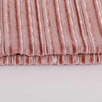 Tela coreana plisada estriada Sofa Solid Color del terciopelo
