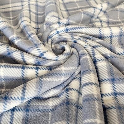 El poliéster que la tela escocesa clásica imprimió la tela del super suave para los zapatos viste Pillowslip