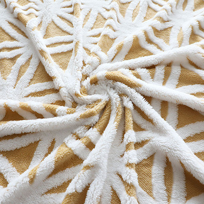 Telar jacquar Shu Velveteen Fabric 280gsm del girasol para la manta casera Pillowslip de la materia textil