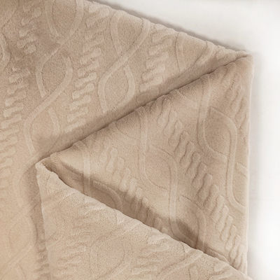 Materia textil esquilada especial 100% del hogar del poliéster del super suave del terciopelo adaptable de la tela