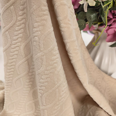 Materia textil esquilada especial 100% del hogar del poliéster del super suave del terciopelo adaptable de la tela
