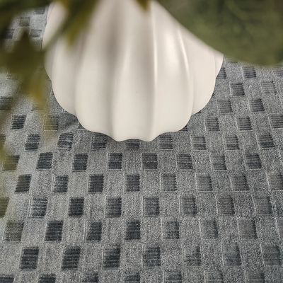 La tela escocesa del color sólido cepilló el terciopelo de Corea que 250 G/M hicieron punto el tejido de poliester para la ropa