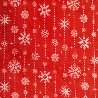Poliéster impreso super suave 100% de Coral Fabric 240GSM de la franela para el uso de la Navidad