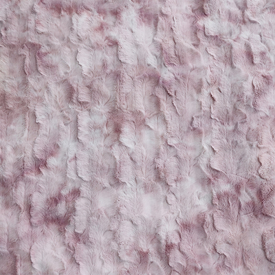 Manta Tie Dyed Pv Fleece Brush Tela de piel 260gsm