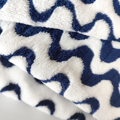 Tela catiónica 260gsm del paño grueso y suave de la franela del telar jacquar para la ropa casera combinada caliente de la materia textil