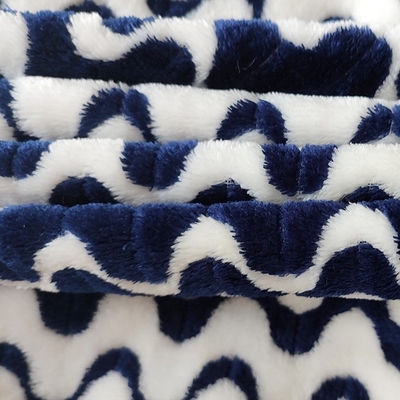 Tela catiónica 260gsm del paño grueso y suave de la franela del telar jacquar para la ropa casera combinada caliente de la materia textil
