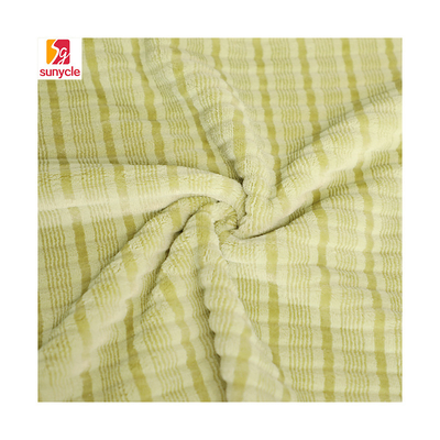 Tela esquilada catiónica 280gsm 150D del paño grueso y suave de la franela para el pijama Toy Blankets