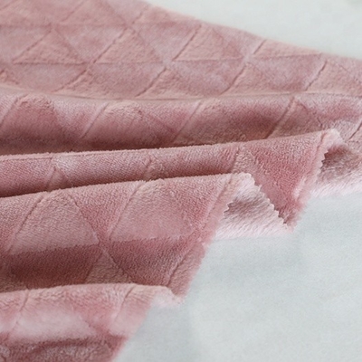 Tela suave cepillada 280gsm del paño grueso y suave de la franela para el sistema del pijama