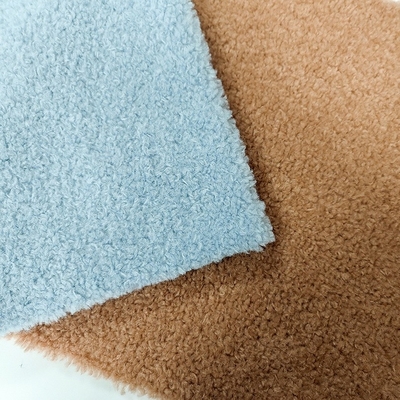 tela del paño grueso y suave del sherpa del poliéster 390gsm