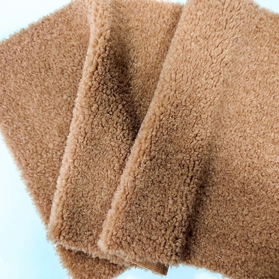 tela del paño grueso y suave del sherpa del poliéster 390gsm