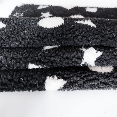 tela del paño grueso y suave de 150D 288F 650gsm Sherpa por la yarda