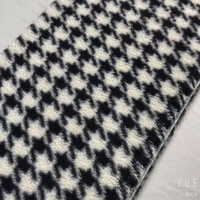 Sherpa modelado impreso esquila la tela 300gsm 150D para las mantas