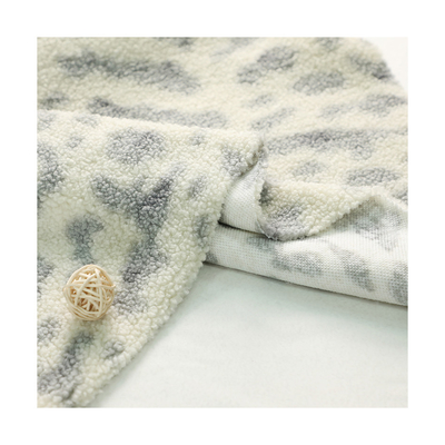 100% Sherpa impreso el poliéster esquila la tela 150D 288F 300gsm para la silla Pajams de los bolsos