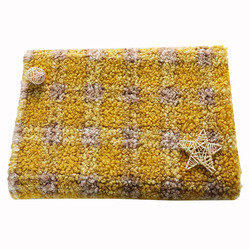 58" 60" tela de Sherpa de la tela escocesa de 150D 300gsm para Sofa Toys Pillowslip