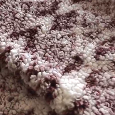 Paño grueso y suave 100% de Sherpa del poliéster Coral Blanket Pajamas Garment hecha punto tela