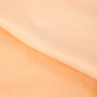 Sola felpa anaranjada sólida del cortocircuito de Shu Velveteen Fabric 150gsm del lado para Pillowslip Sofa Cover
