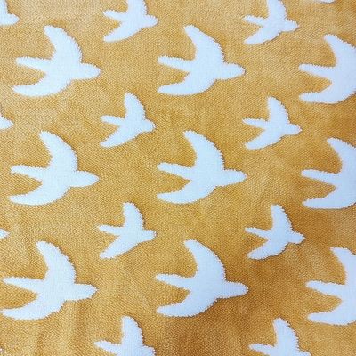 Telar jacquar Shu Velveteen Fabric 300gsm para la tela 100% del paño grueso y suave de la felpa del poliéster de Sofa Cover de la capa