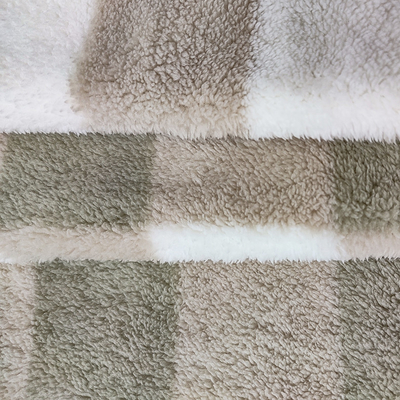 Poliéster impreso tela escocesa 100% de Shu Velveteen Fabric 280gsm