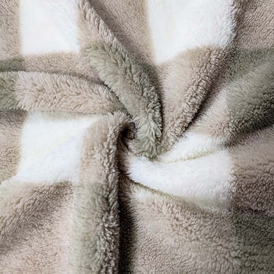 Poliéster impreso tela escocesa 100% de Shu Velveteen Fabric 280gsm
