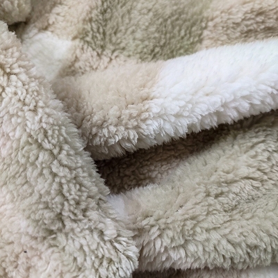 Poliéster impreso tela escocesa 100% de Shu Velveteen Fabric 280gsm