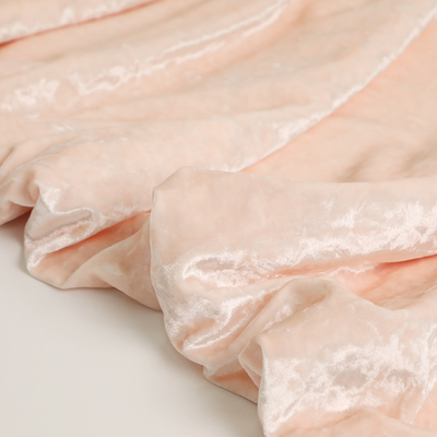 Tela rosada 150D 288F 240gsm del terciopelo del poliéster de Spandex