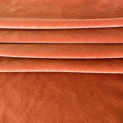 Tela Coral Red Double Side del super suave del color sólido del poliéster de Spandex
