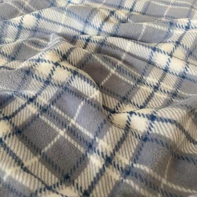 El poliéster que la tela escocesa clásica imprimió la tela del super suave para los zapatos viste Pillowslip