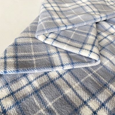 El poliéster que la tela escocesa clásica imprimió la tela del super suave para los zapatos viste Pillowslip
