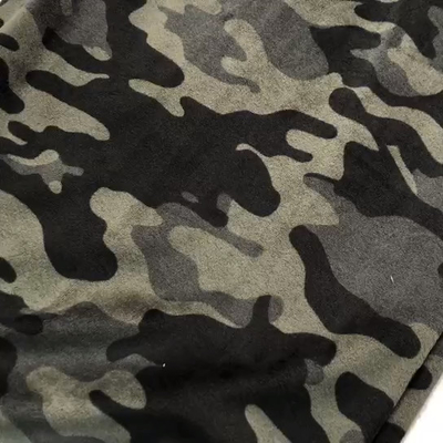 El camuflaje imprimió la sola tela lateral 250gsm 288F del super suave