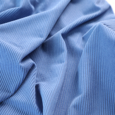 CVC telar jacquar sólido de la tela 250gsm del terciopelo del terciopelo para la ropa Pillowslips Sofa Cover Upholstery