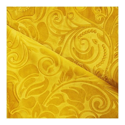 Sofa Holland Velvet Fabric grabado en relieve 3D 320gsm 150D