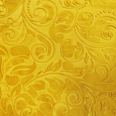 Sofa Holland Velvet Fabric grabado en relieve 3D 320gsm 150D