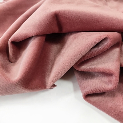Poliéster hecho punto 100% de Holland Velvet Fabric 250gsm 150D
