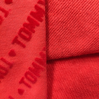 Poliéster Terry Fabric francés 310gsm del algodón el 5% del 95% para el suéter