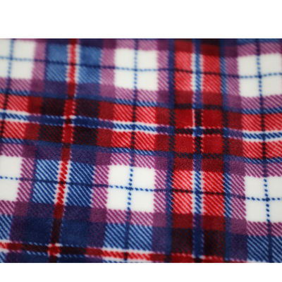 Tela micro impresa tela escocesa del paño grueso y suave 280gsm para la bufanda de la ropa