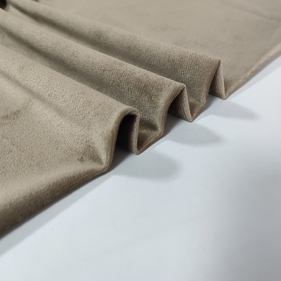 Color sólido Sofa Cover Cushion Pillowslip de la tela cruzada del poliéster plano de Holland Velvet Fabric 200gsm