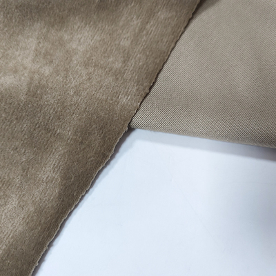 Color sólido Sofa Cover Cushion Pillowslip de la tela cruzada del poliéster plano de Holland Velvet Fabric 200gsm
