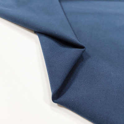 Color sólido 100% de la tela 250gsm del dispositivo de seguridad del algodón para la ropa de deportes de la ropa