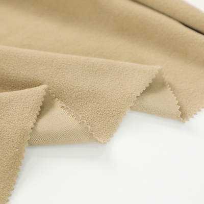 Tela micro polar suave 288F del paño grueso y suave 250gsm para la guarnición del bolso