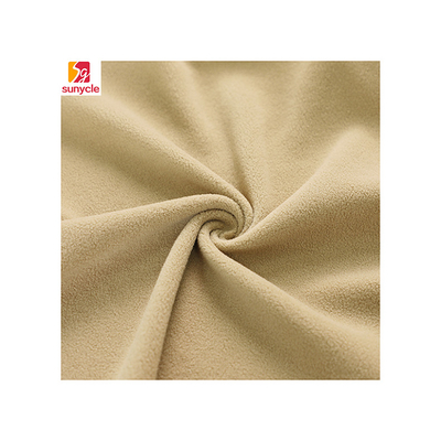 Tela micro polar suave 288F del paño grueso y suave 250gsm para la guarnición del bolso