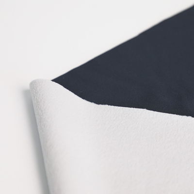 Paño grueso y suave polar de materia textil de la tela 288F del micrófono casero blanco y negro consolidado del telar jacquar
